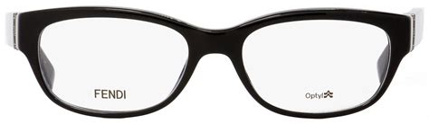 fendi brille ff0048|Fendi Oval Eyeglasses FF0048 D28 Black 52mm 048.